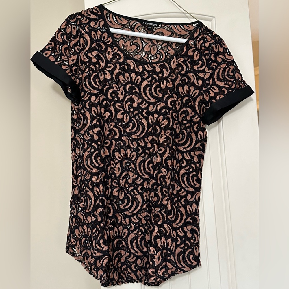 Express lace shirt